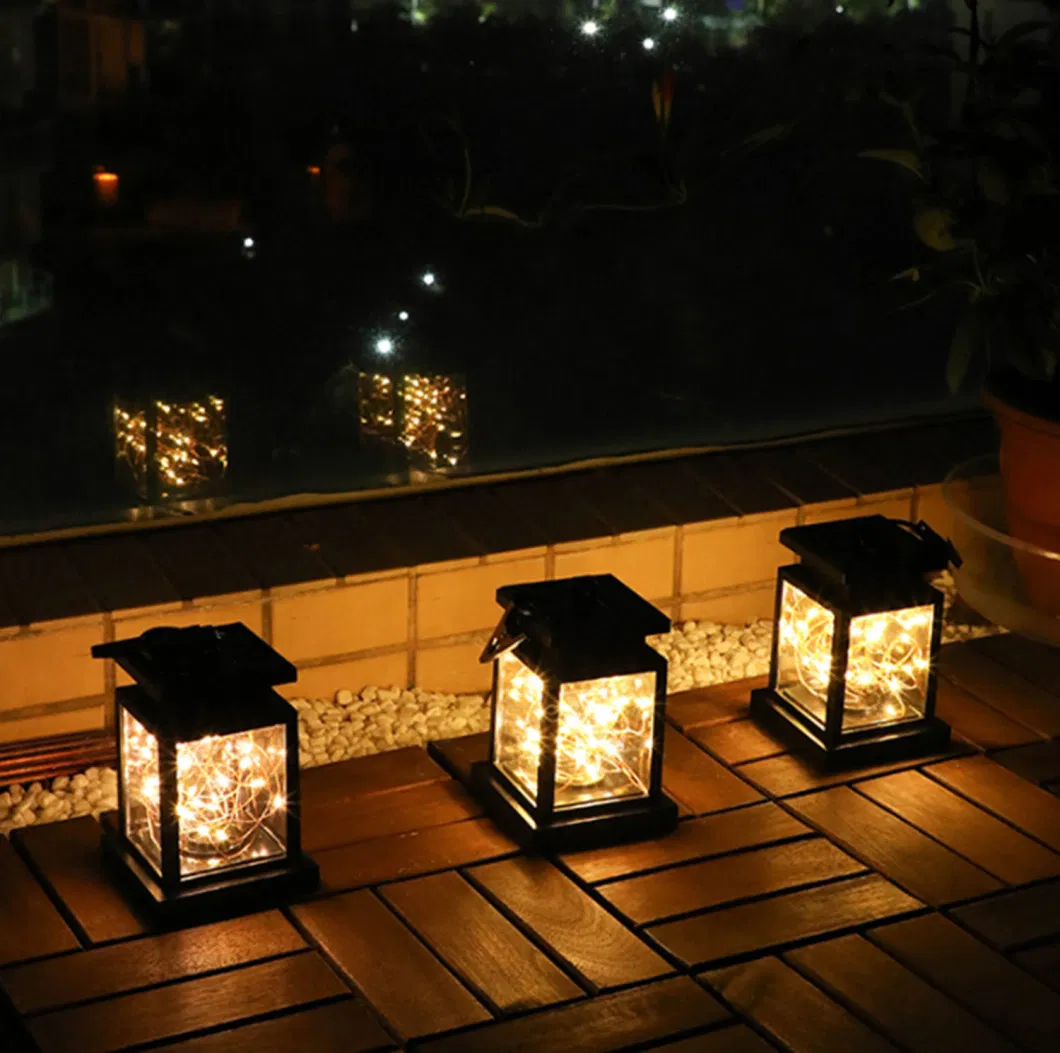 Solar Lantern Lights Waterproof Outdoor Hanging Lantern