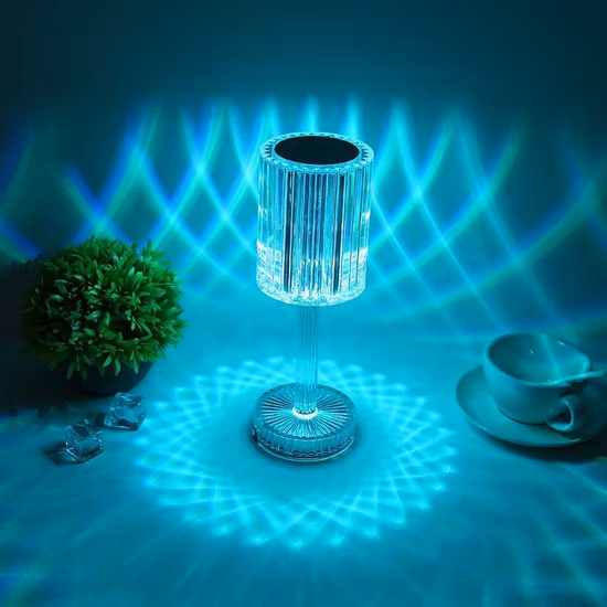 Decorações de natal mesa de sala de estar decoração de casa nevando música lâmpada hexagonal